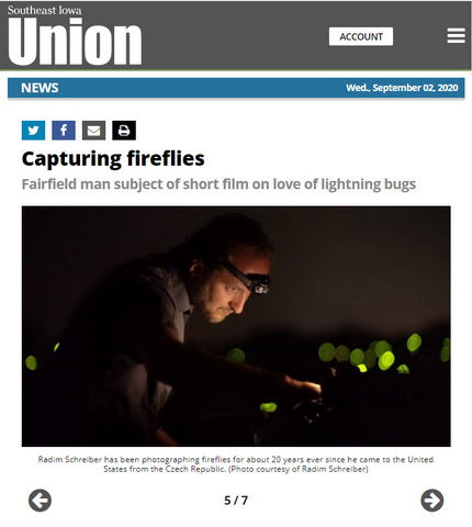 Capturing fireflies - Fairfield man subject of short film on love of lightning bugs