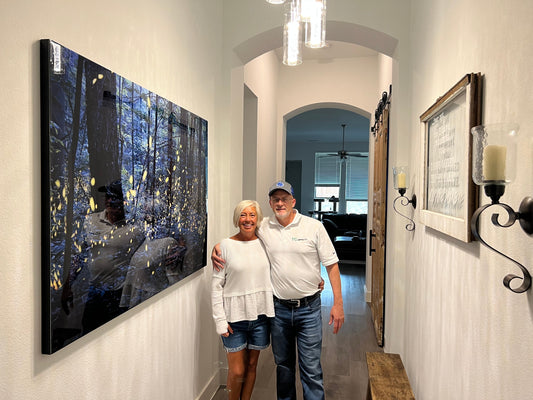 Todd & Deb from Dallas, Glow-in-the-Dark artwork